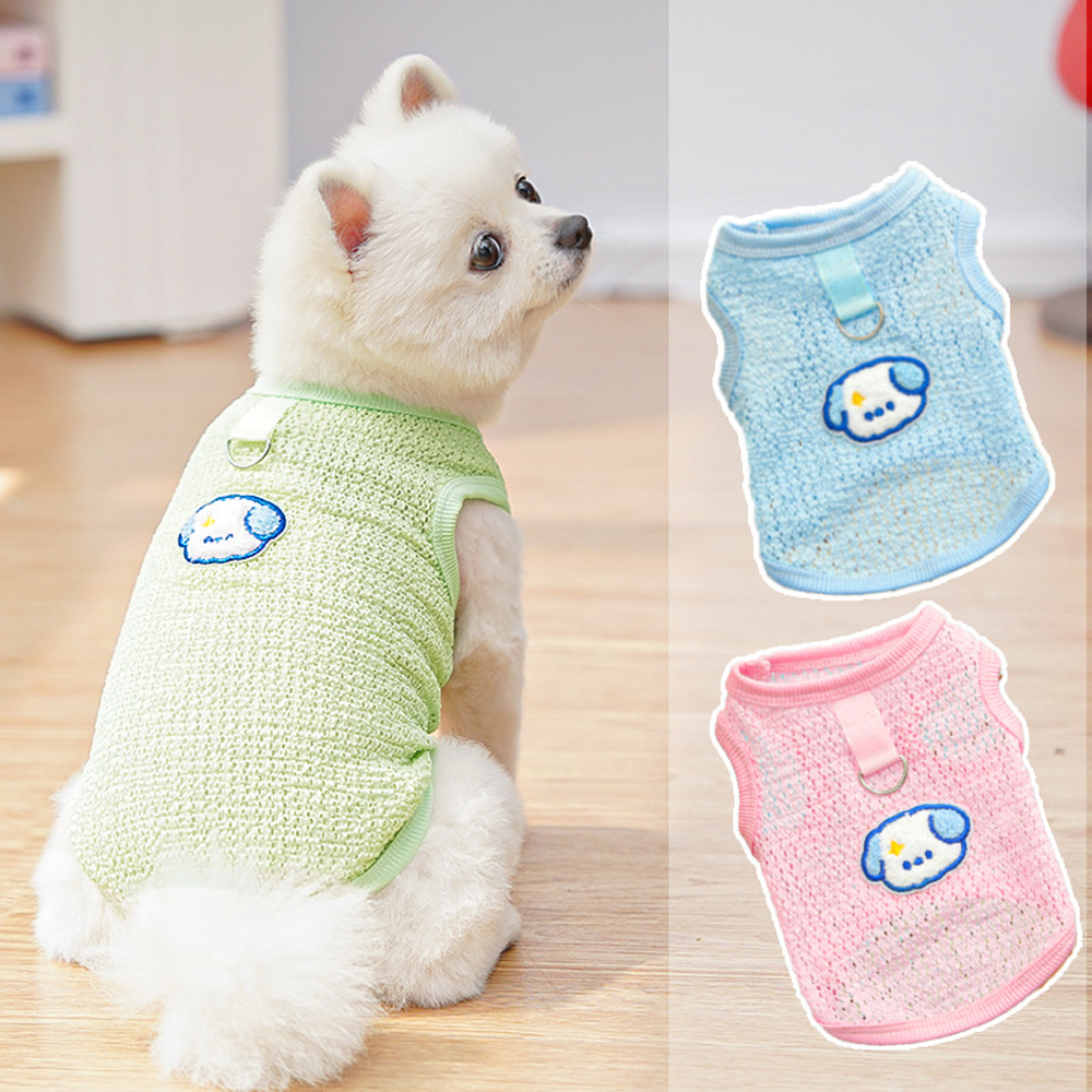Sleeveless Undershirt - Cute Dog Cooling Vest Solid Breathable