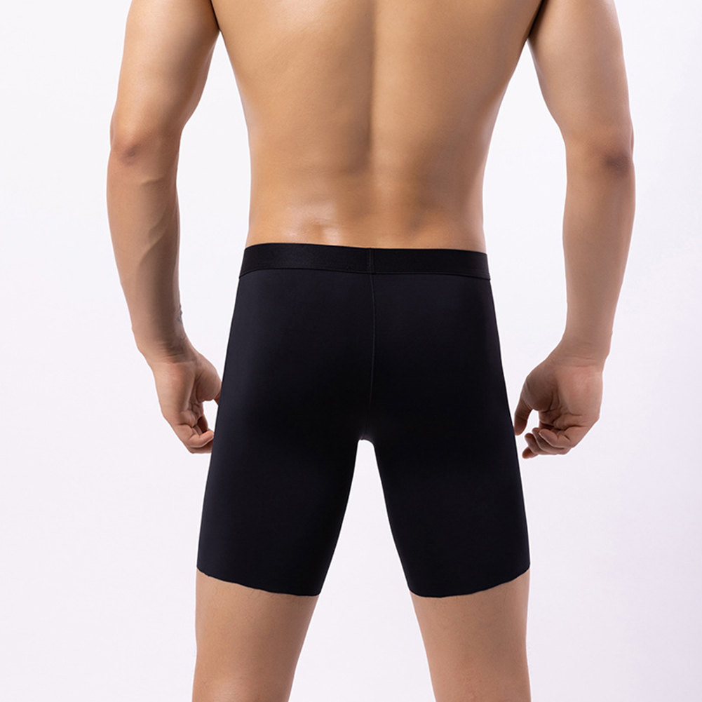 Men Ice Silk Long Leg Shorts B - Long Leg Trunk Men avis et prix