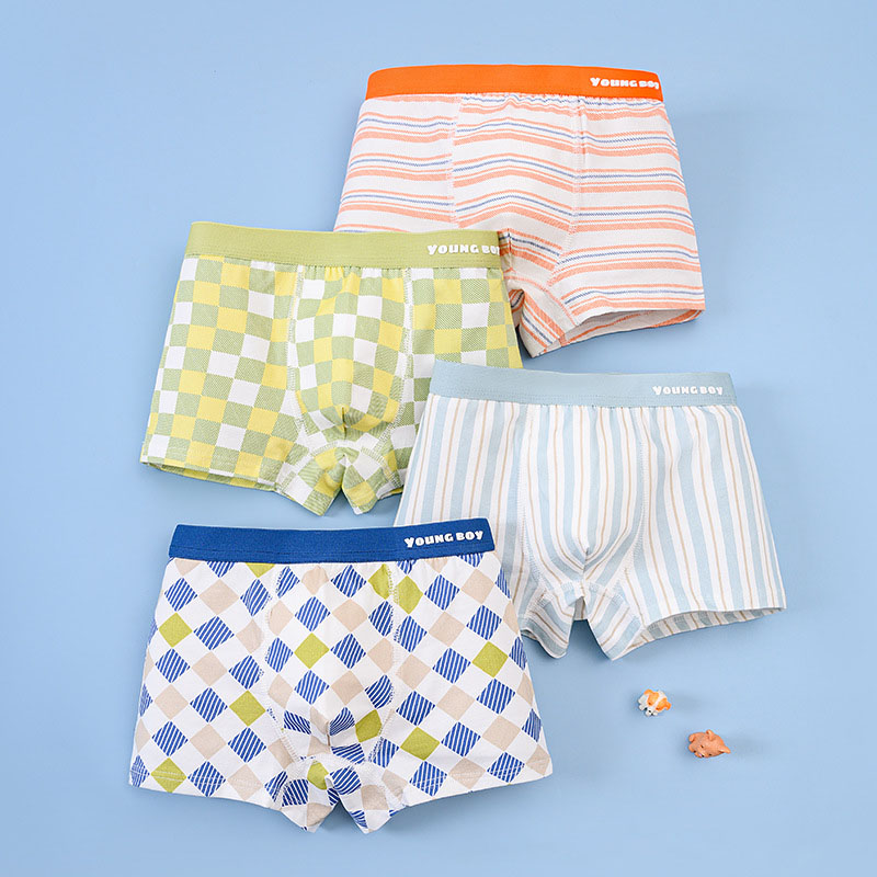 4-Pack Soft Boy Boxer Brief  H - Boxer Brief Pack Cotton avis et prix