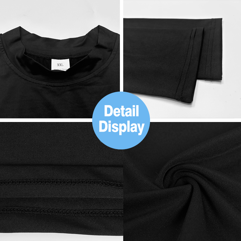 Men's Turtleneck Long-Sleeved  - T Shirt Tight Fit avis et prix