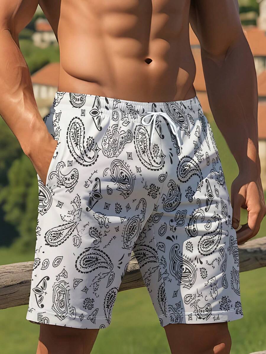Mens Beach Shorts 3D Digital P - Trunk Breathable Men avis et prix