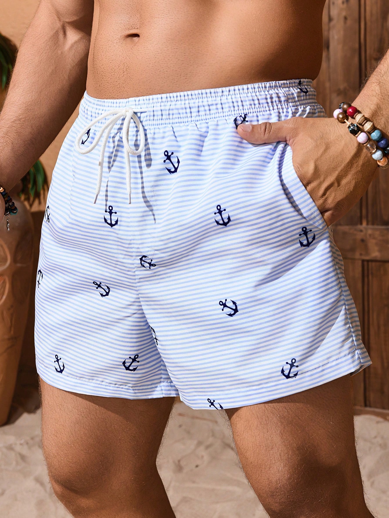 Men's Swimming Trunks Drawstri - Bamboo Fiber Trunk avis et prix
