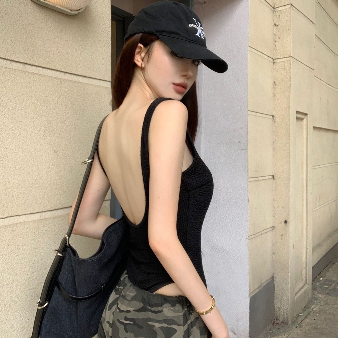 Black Strappy Bodysuit Sexy Ba - Suspender Tank Top avis et prix