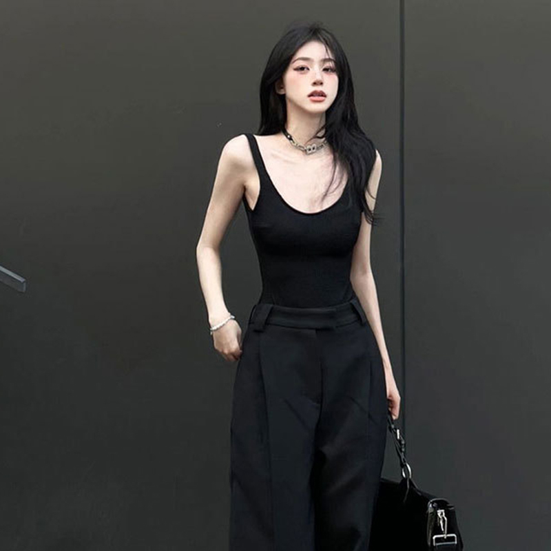 Black Strappy Bodysuit Sexy Ba - Suspender Tank Top avis et prix