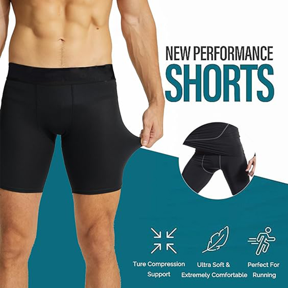 3 Pack Compression Shorts Men  - Compression Shorts Athletes avis et prix