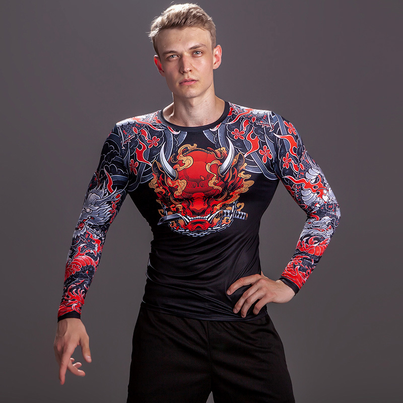 2/3PCS Men Jiu jitsu Tracksuit - Compression Long Pant avis et prix