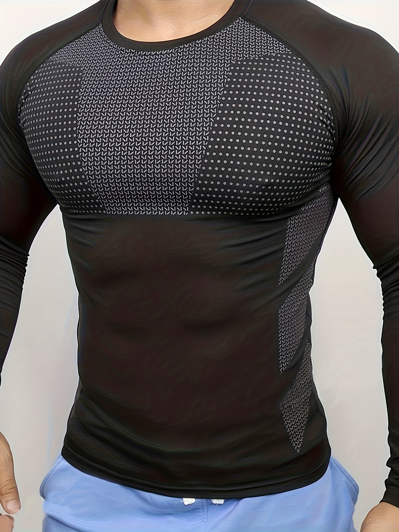 Men's autumn and winter thick  - T Shirt Tight Fit avis et prix