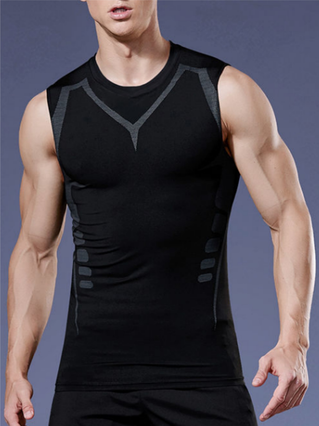 Men's Tight Vest Compression S - T Shirt Tight Fit avis et prix