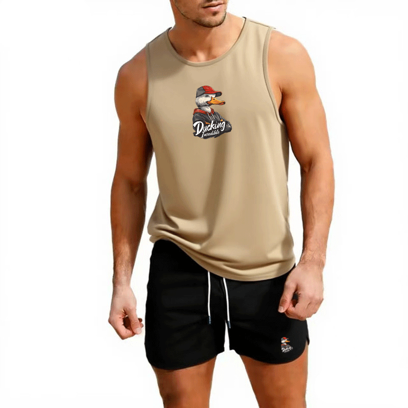 Fitness loose men tank top  sl - Sleeveless Undershirt avis et prix