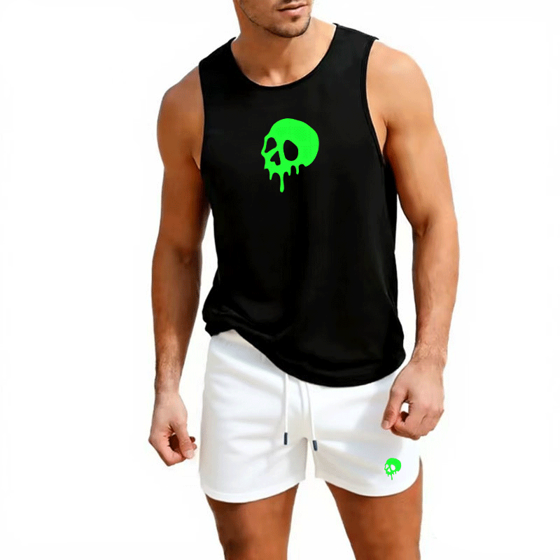 Fitness loose men tank top  sl - Sleeveless Undershirt avis et prix
