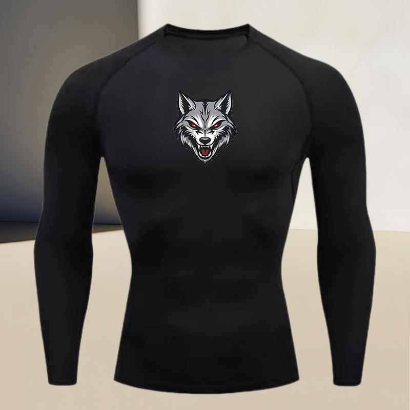 Men's long sleeved round neck  - T Shirt Tight Fit avis et prix