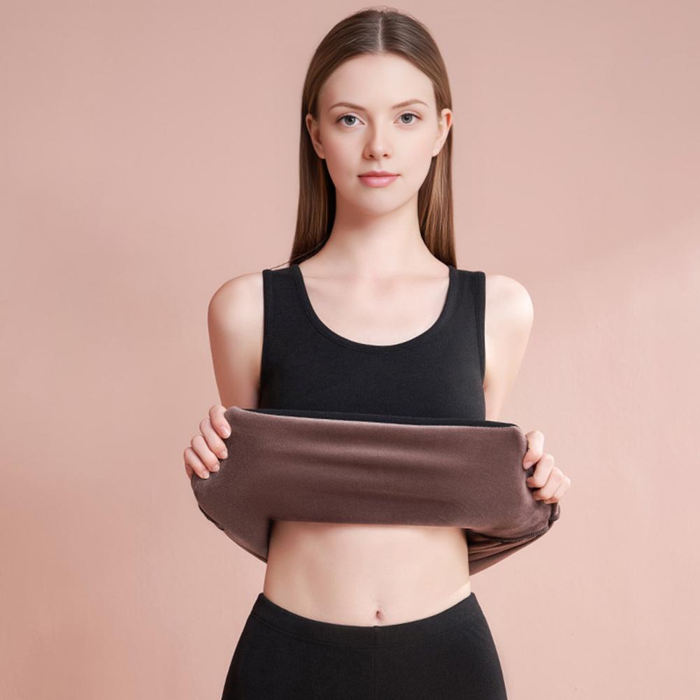 Fleece Lined Women Thermal Tan - Undershirt Crew Neck avis et prix