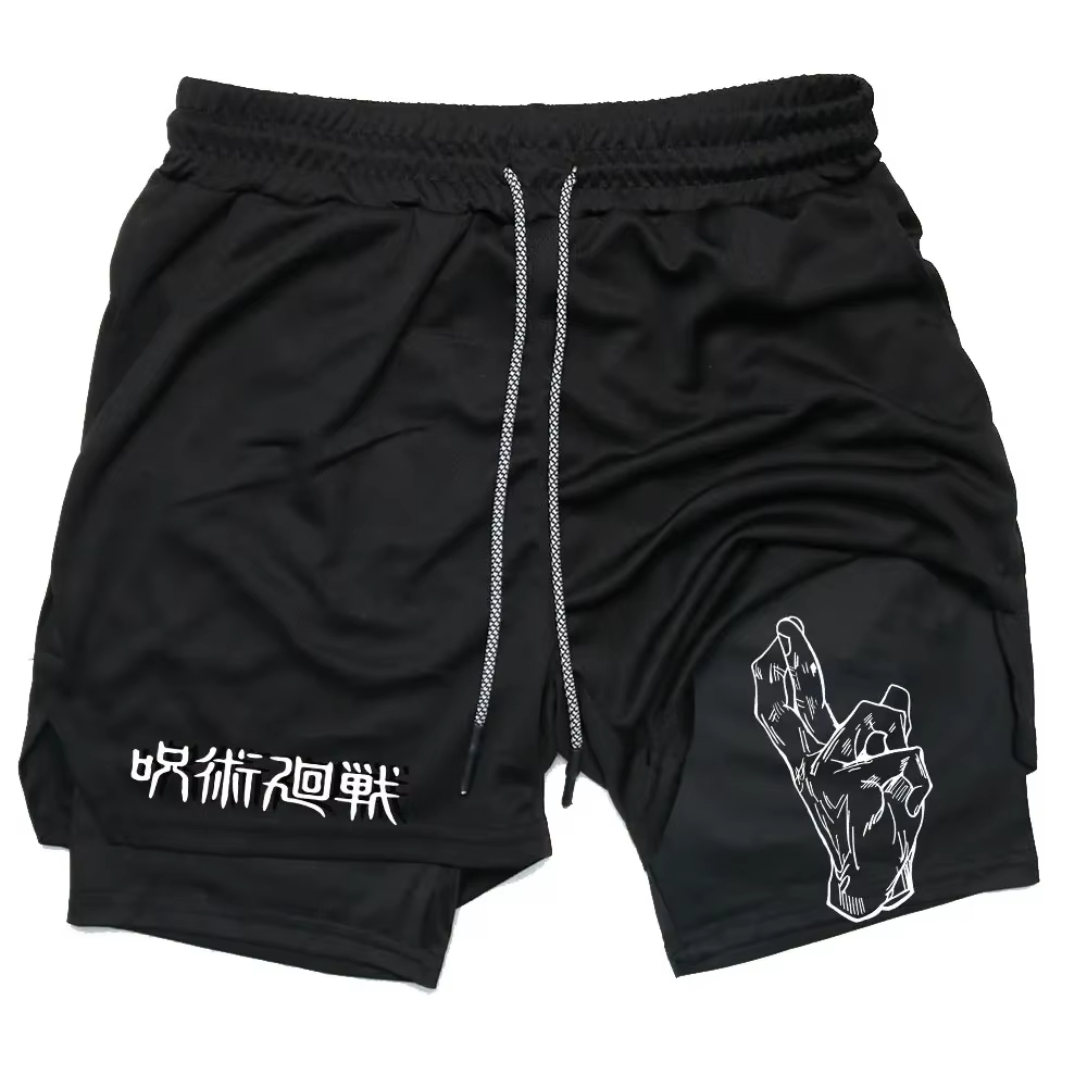 Anime Jujutsu Kaisen Gym Short - Compression Shorts Athletes avis et prix