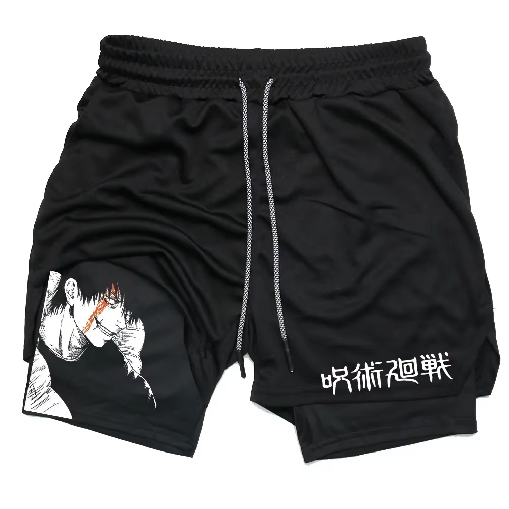 Anime Jujutsu Kaisen Gym Short - Compression Shorts Athletes avis et prix