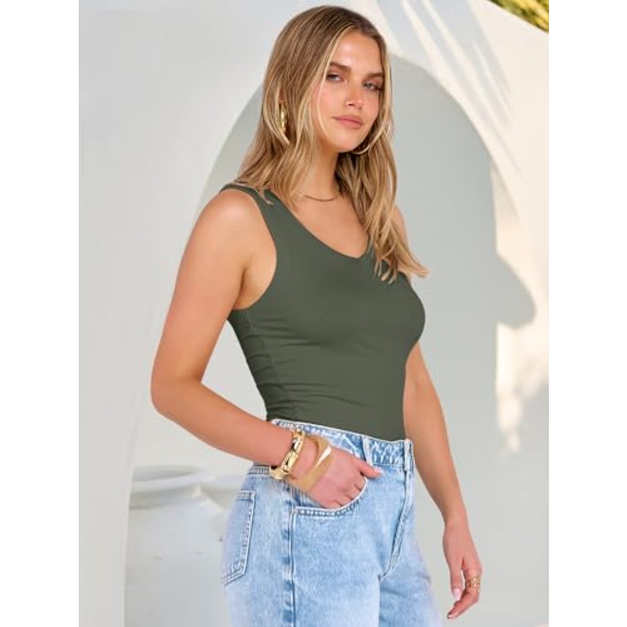 ANRABESS Tank Tops for Women V - Tank Top Ribbed avis et prix