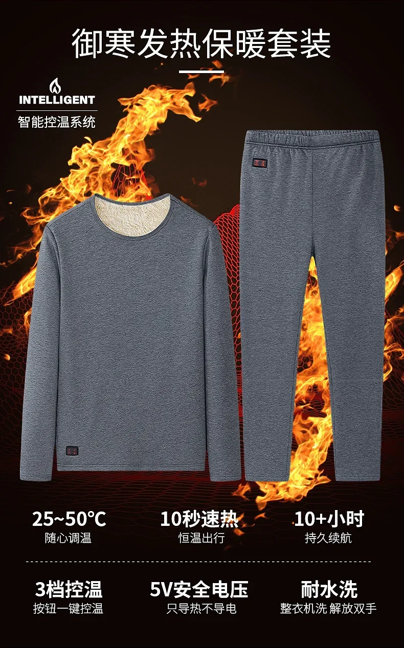 Men Winter Thermal Heated Jack - Thermal Long John avis et prix