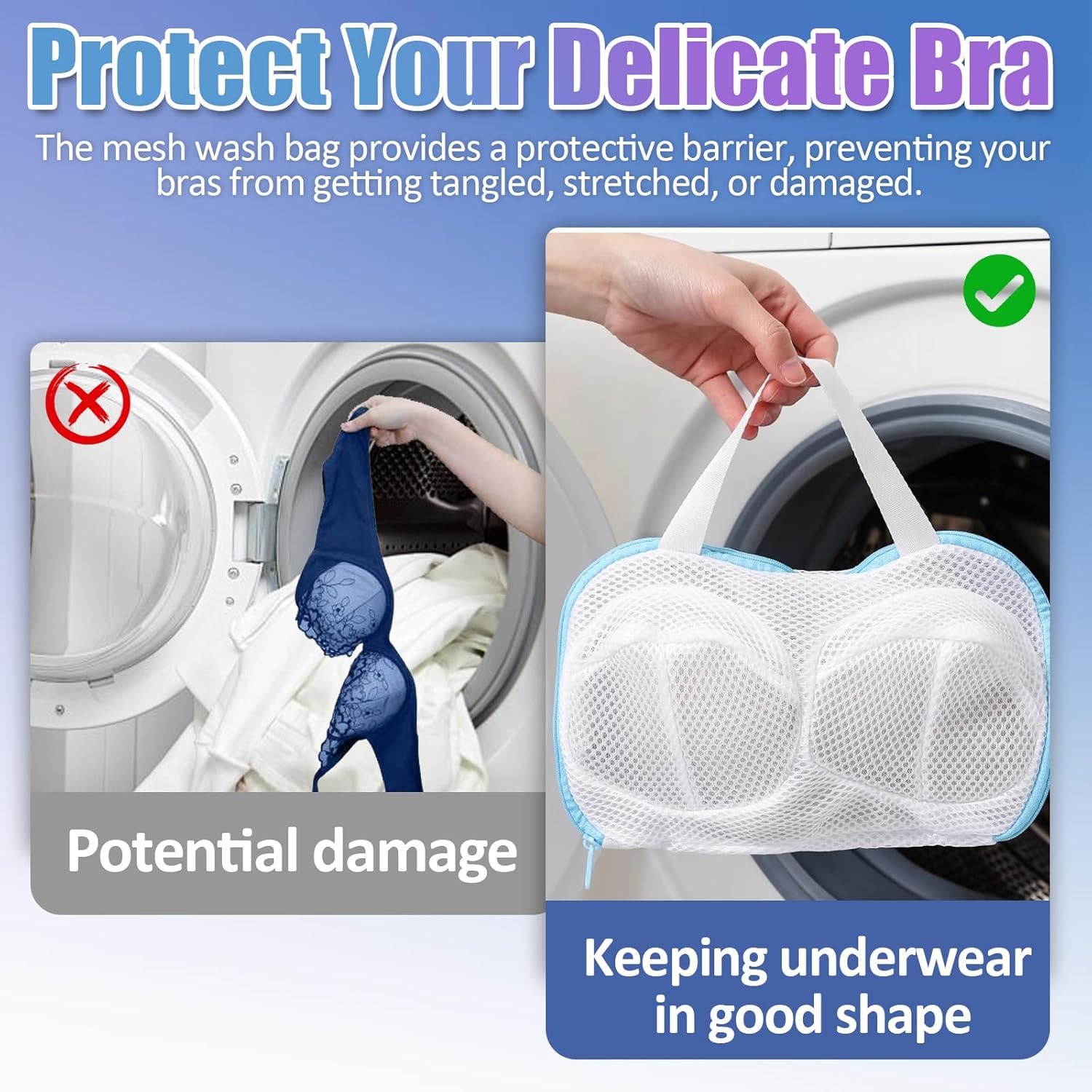 2-Pack Bra Wash Bags- Non-Defo - Multi Pack Underwear avis et prix