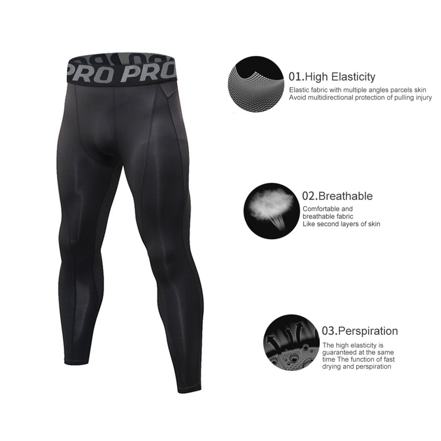 Mens Workout Compression Set P - Compression Long Pant avis et prix