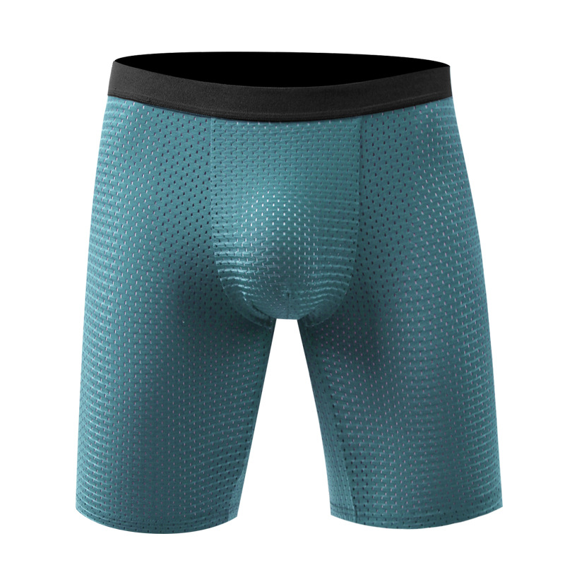 Men's Boxers Shorts Ice Silk M - Long Leg Trunk Men avis et prix