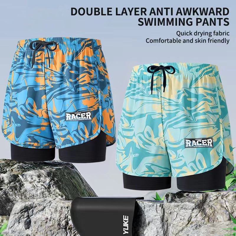 Swimming Trunks Adult Double L - Trunk Breathable Men avis et prix