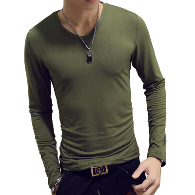V Neck Mens T Shirts Plain Lon - Undershirt Crew Neck avis et prix