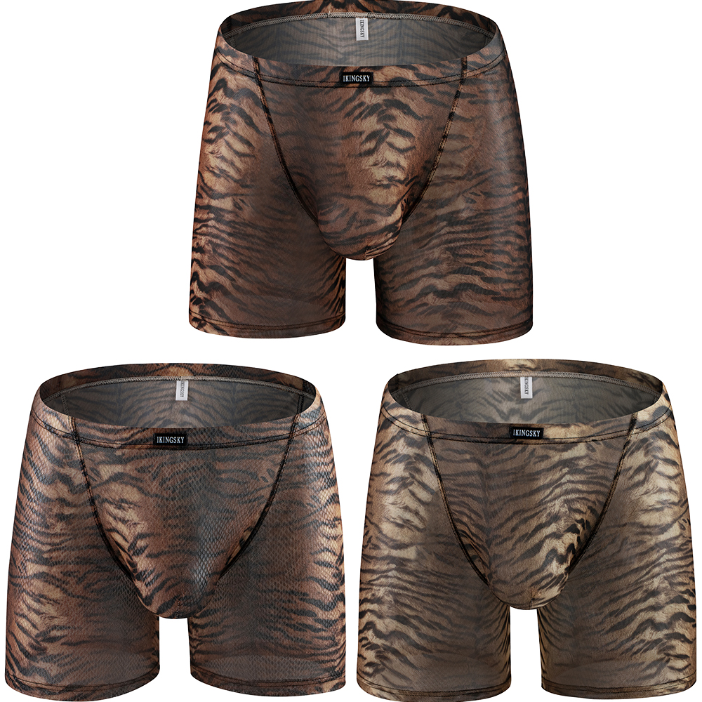 iKingsky Men's Tiger Stripes L - Long Leg Trunk Men avis et prix