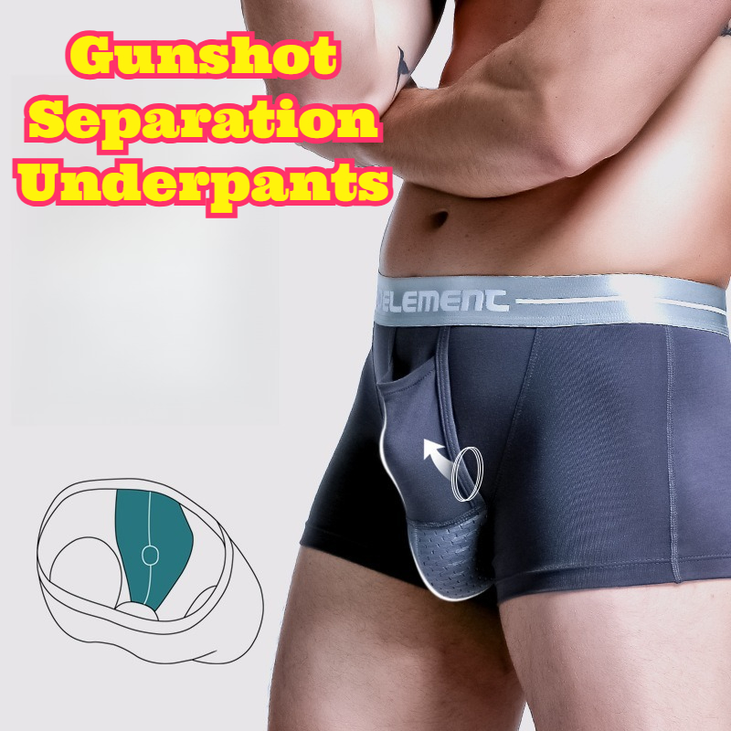 Men Ice Silk Separate Pouch Bo - Pouch Boxer Pouch avis et prix