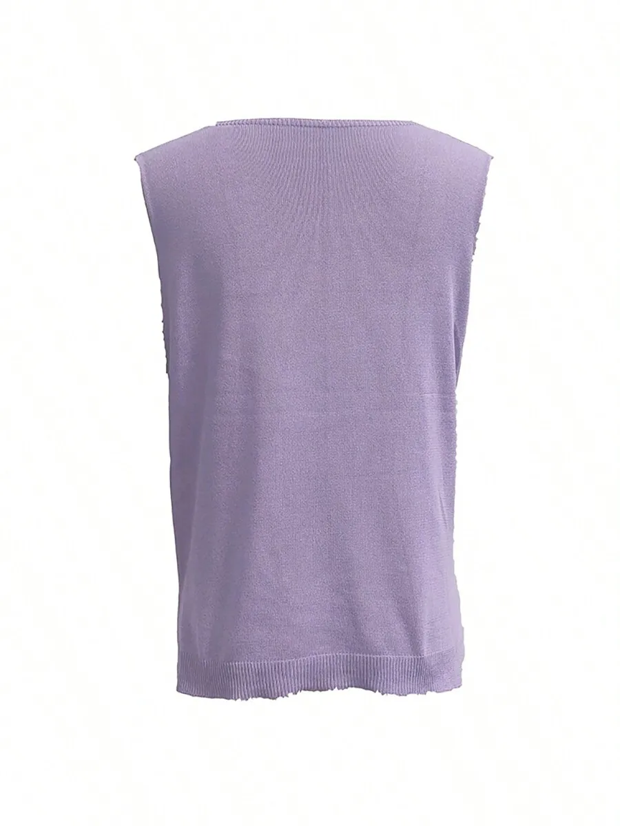 Womens Sleeveless Knitted Cami - Sleeveless Undershirt avis et prix