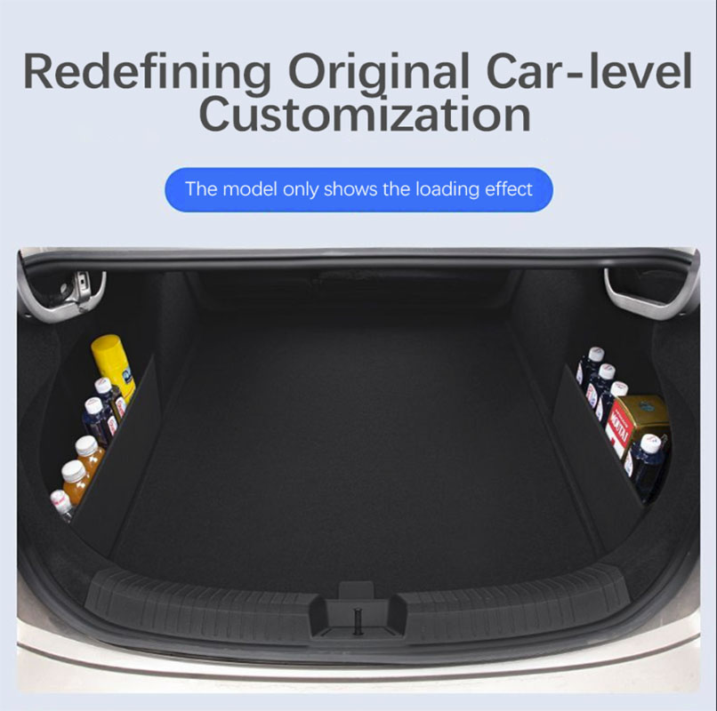 Car Rear Trunk Storage Partiti - Bamboo Fiber Trunk avis et prix