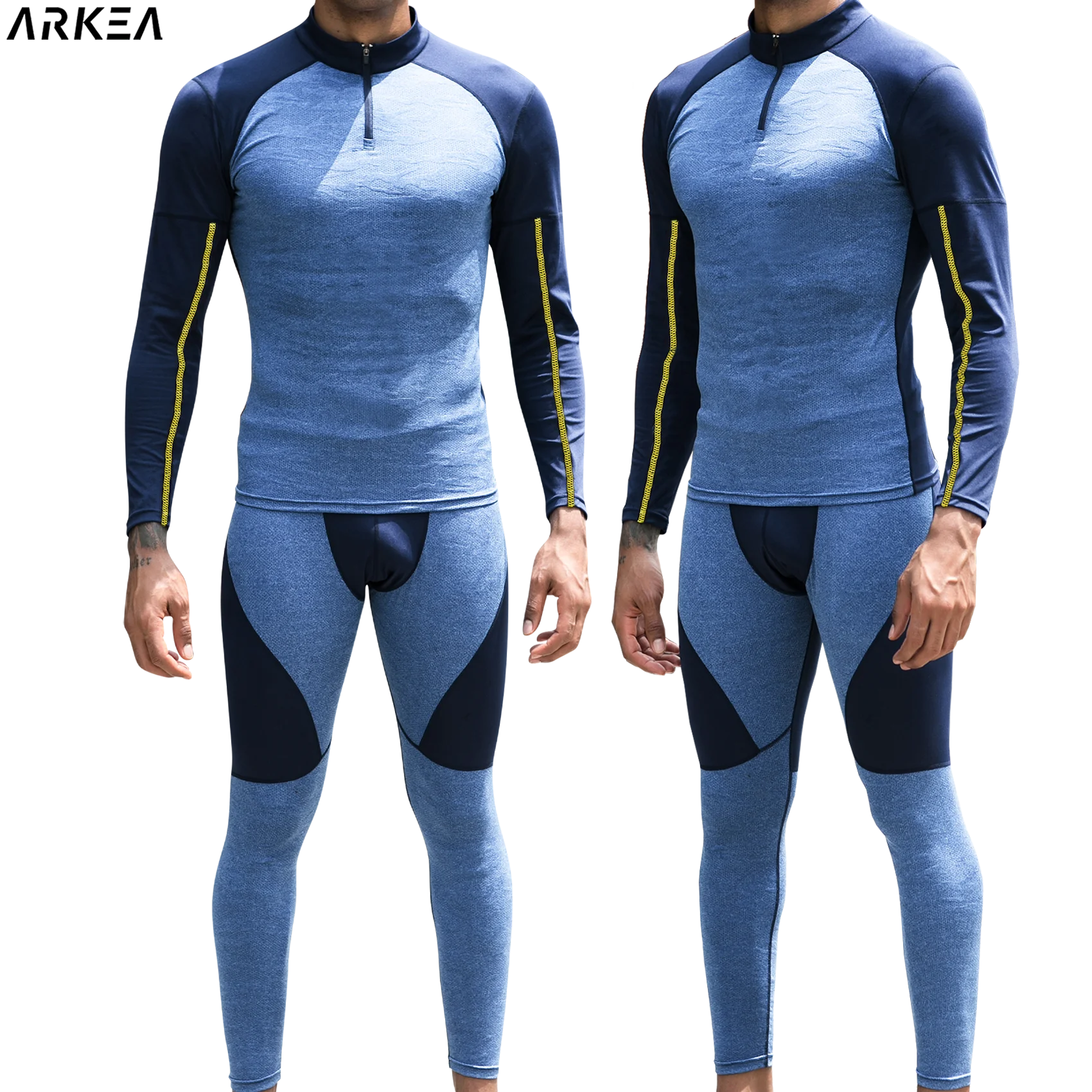 Mens Running Set Compression T - Compression Long Pant avis et prix