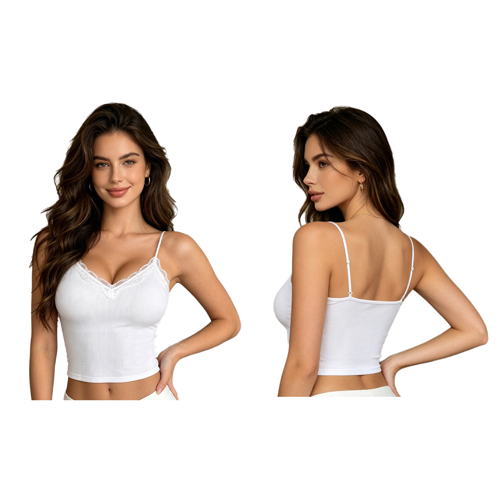 Women's Yoga Camisole with Bui - Tank Top Ribbed avis et prix