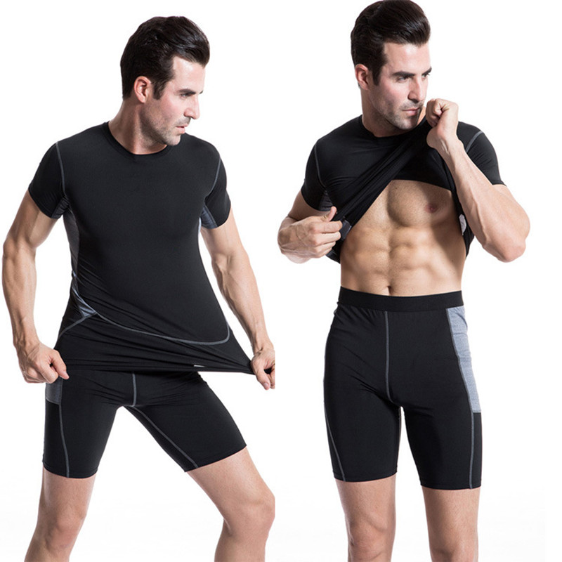 Men Top Sports T-Shirts Compre - T Shirt Tight Fit avis et prix