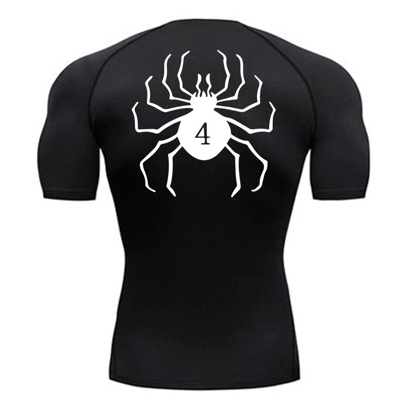 Spider Print Compression Shirt - Base Layer Top avis et prix