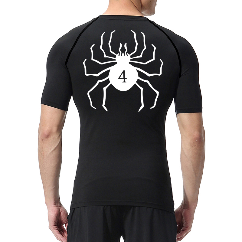 Spider Print Compression Shirt - Base Layer Top avis et prix