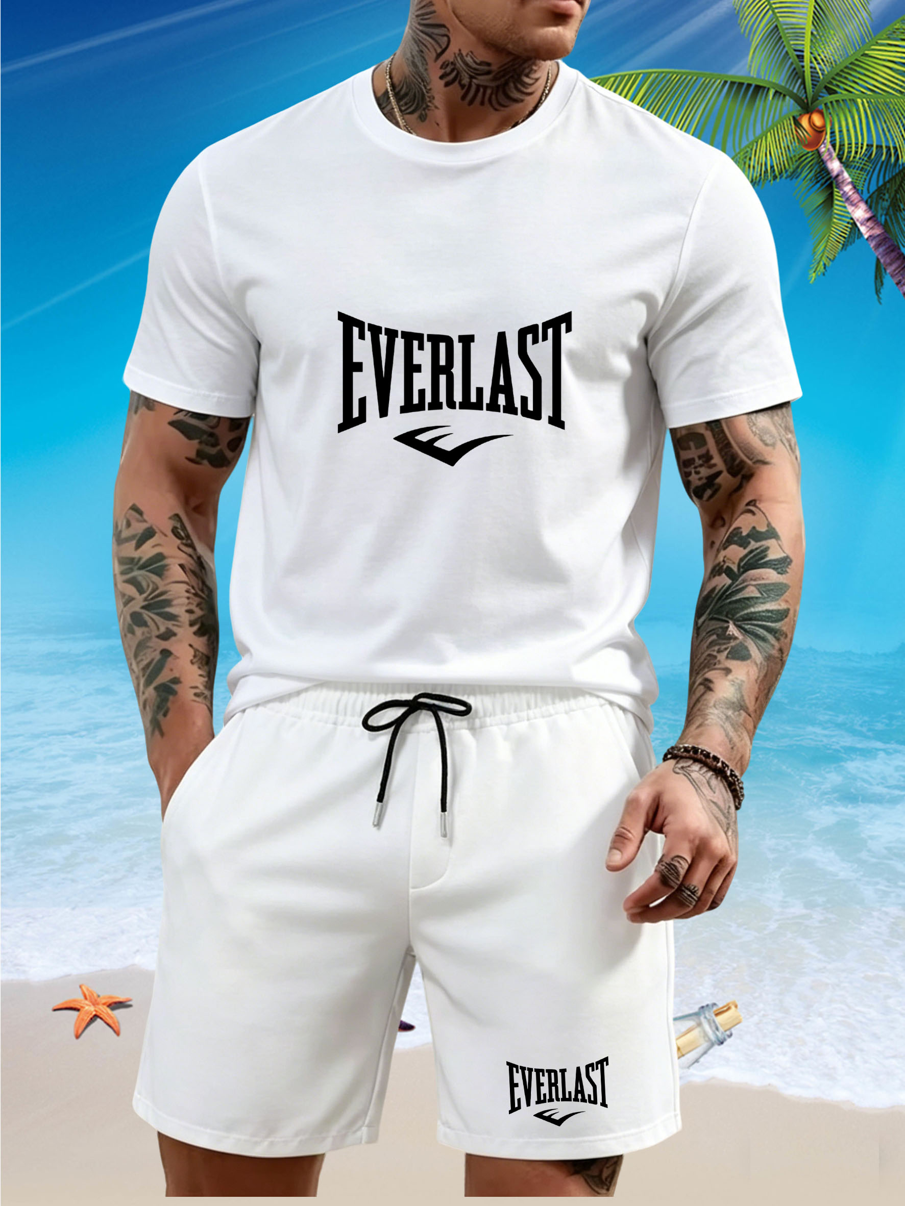 New men's slim fit T-shirt set - T Shirt Tight Fit avis et prix