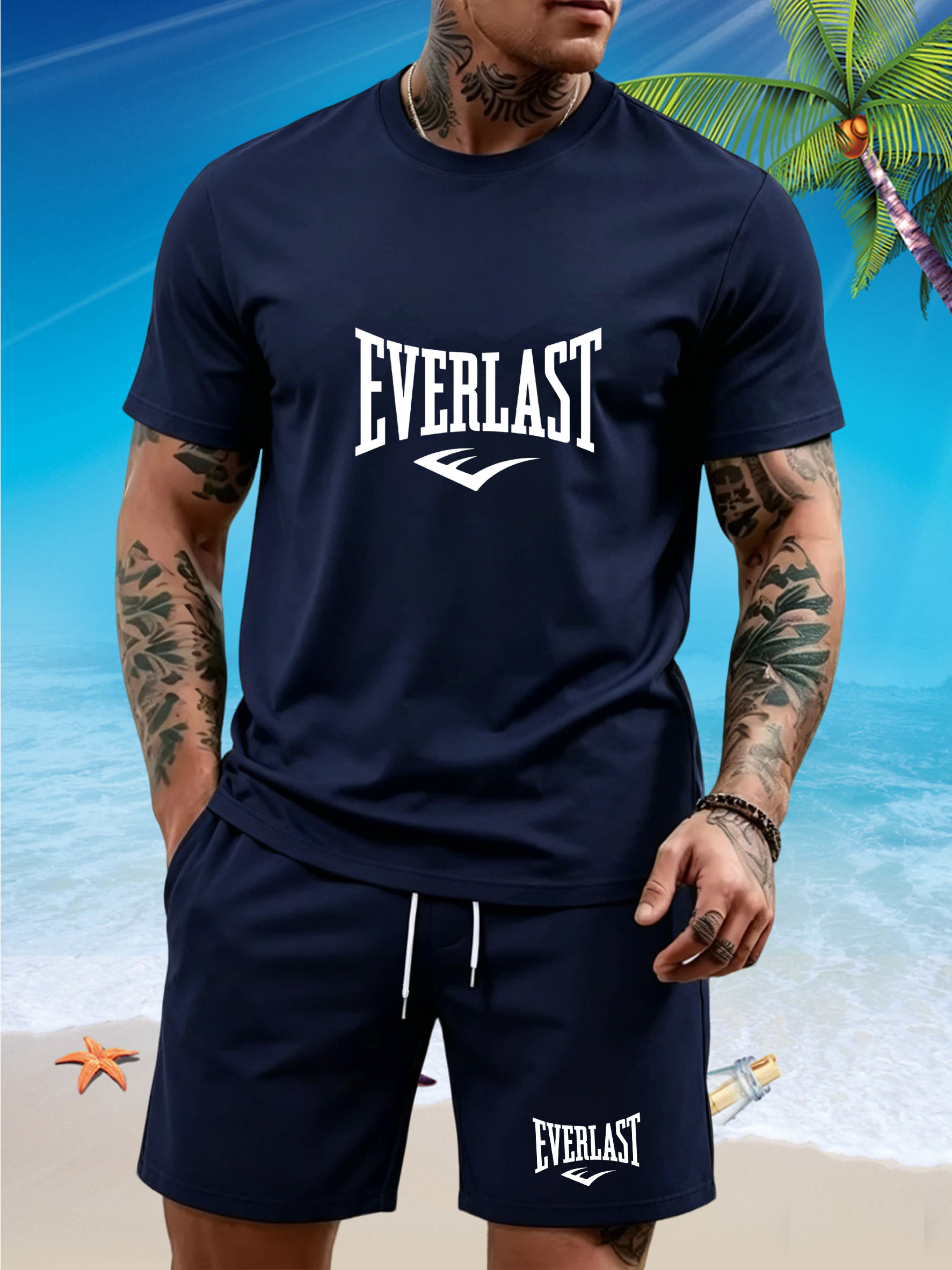 New men's slim fit T-shirt set - T Shirt Tight Fit avis et prix