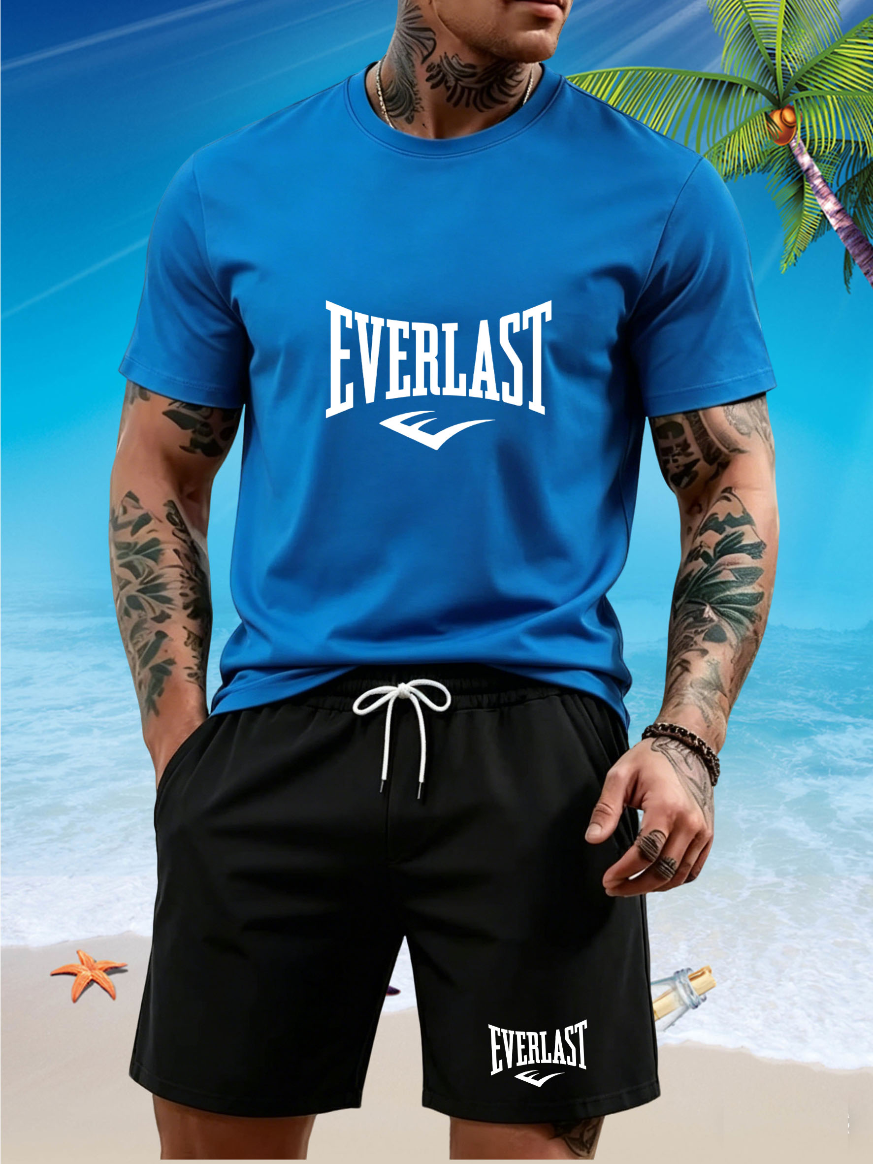 New men's slim fit T-shirt set - T Shirt Tight Fit avis et prix