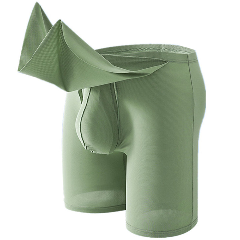 Men Underwear Cueca Solid Ice  - Long Leg Trunk Men avis et prix
