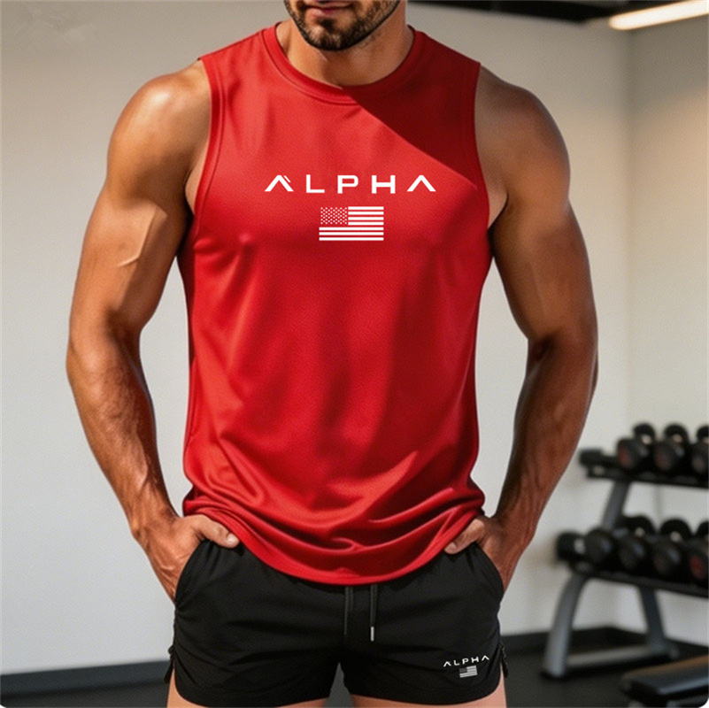 2026 Alpha Men's Printed Round - Undershirt Crew Neck avis et prix