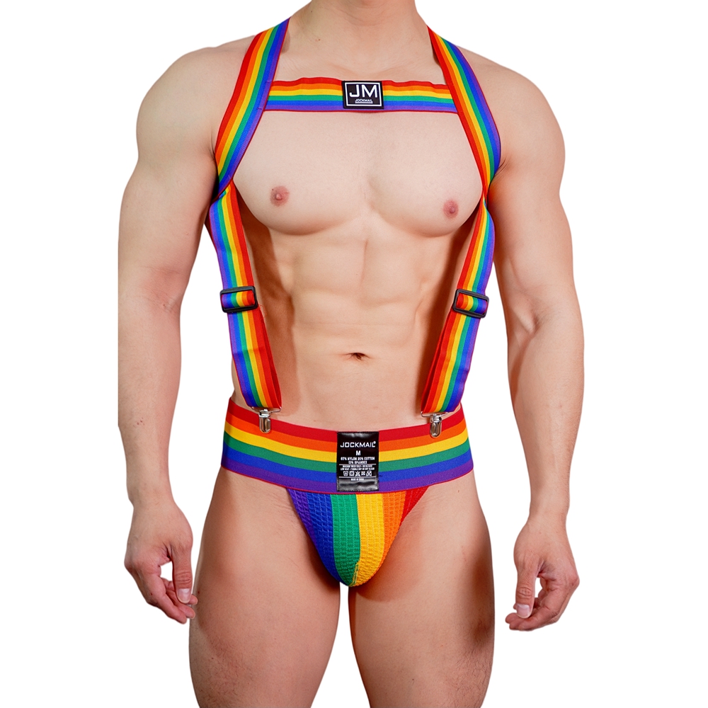 JOCKMAIL Rainbow Body Harness  - Jockstrap Athletic avis et prix