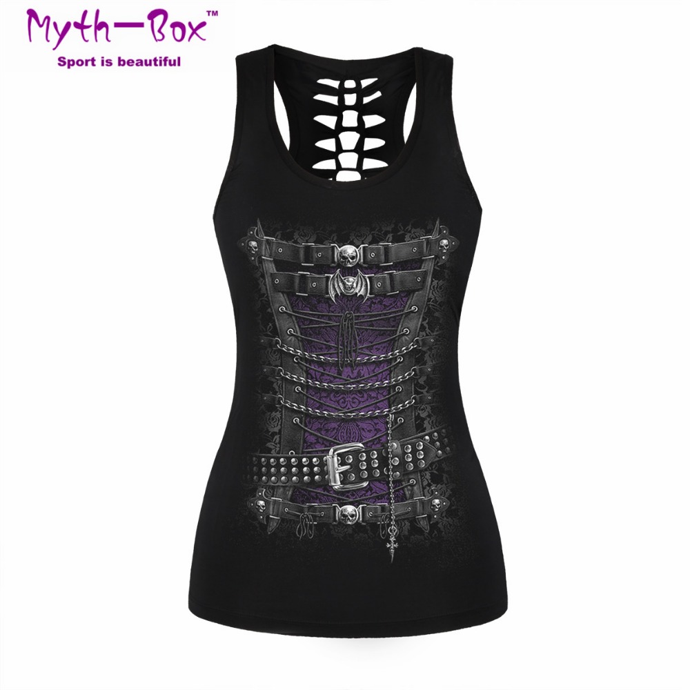 Women Sport Vest Bad Cat Print - Sleeveless Undershirt avis et prix