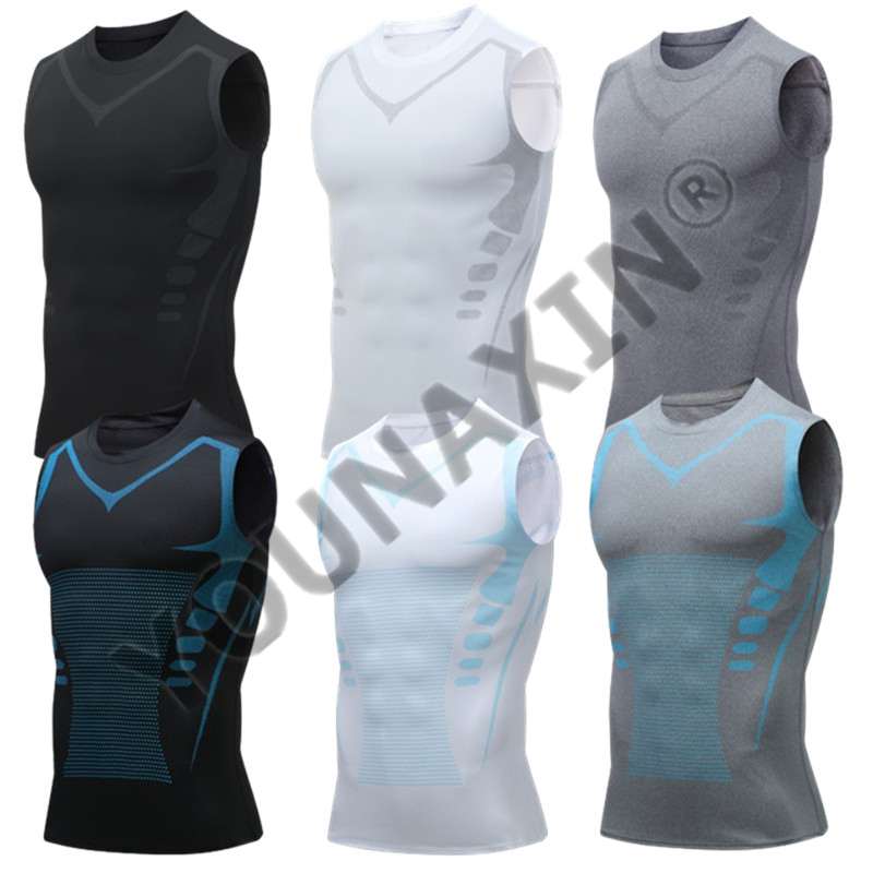 3 Pieces Men's Sleeveless T-Sh - T Shirt Tight Fit avis et prix