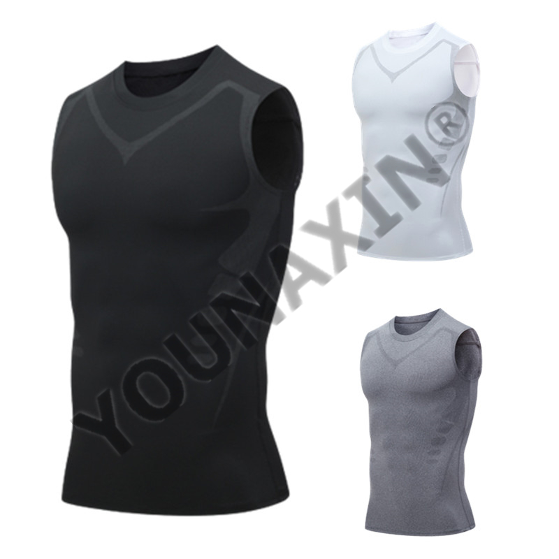 3 Pieces Men's Sleeveless T-Sh - T Shirt Tight Fit avis et prix
