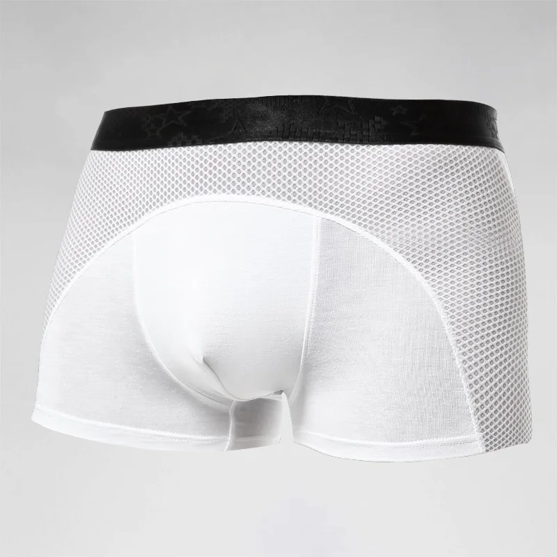 Men's underwear, men's ice sil - Mesh Sport Boxer avis et prix