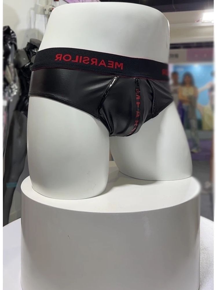 Faux Latex Elastic PU Leather  - Pouch Boxer Pouch avis et prix