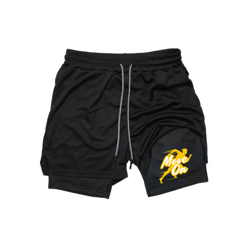 Summer Breathable Two-in-one D - Compression Shorts Athletes avis et prix